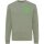 Iqoniq Denali ungefärbt. Rundhals-Sweater aus recycelter BW Farbe: heather green