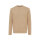 Iqoniq Denali ungefärbt. Rundhals-Sweater aus recycelter BW Farbe: heather brown