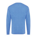 Iqoniq Denali ungefärbt. Rundhals-Sweater aus recycelter BW Farbe: heather blue