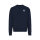 Iqoniq Kruger Relax-Rundhals-Sweater aus recycelt. Baumwolle Farbe: navy blau