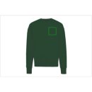 Iqoniq Kruger Relax-Rundhals-Sweater aus recycelt. Baumwolle Farbe: forest green