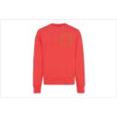 Iqoniq Kruger Relax-Rundhals-Sweater aus recycelt. Baumwolle Farbe: luscious red