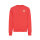 Iqoniq Kruger Relax-Rundhals-Sweater aus recycelt. Baumwolle Farbe: luscious red