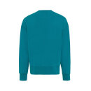 Iqoniq Kruger Relax-Rundhals-Sweater aus recycelt. Baumwolle Farbe: verdigris