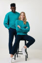 Iqoniq Kruger Relax-Rundhals-Sweater aus recycelt. Baumwolle Farbe: verdigris