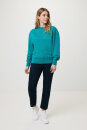 Iqoniq Kruger Relax-Rundhals-Sweater aus recycelt. Baumwolle Farbe: verdigris