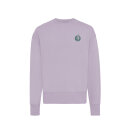 Iqoniq Kruger Relax-Rundhals-Sweater aus recycelt. Baumwolle Farbe: lavender