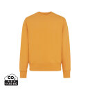 Iqoniq Kruger Relax-Rundhals-Sweater aus recycelt. Baumwolle Farbe: sundial orange