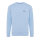 Iqoniq Etosha Lightweight Sweater aus recycelter Baumwolle Farbe: sky blue