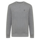 Iqoniq Etosha Lightweight Sweater aus recycelter Baumwolle Farbe: ungefärbte helles Anthrazit