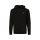 Iqoniq Jasper Hoodie aus recycelter Baumwolle Farbe: schwarz