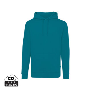 Iqoniq Jasper Hoodie aus recycelter Baumwolle Farbe: verdigris