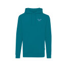 Iqoniq Jasper Hoodie aus recycelter Baumwolle Farbe: verdigris