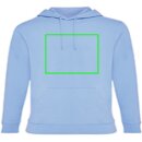 Iqoniq Jasper Hoodie aus recycelter Baumwolle Farbe: sky blue