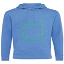 Iqoniq Torres ungefärbter Hoodie aus recycelter Baumwolle Farbe: heather blue