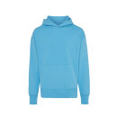 Iqoniq Yoho Relax-Hoodie aus recycelter Baumwolle Farbe: tranquil blue