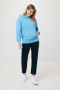 Iqoniq Yoho Relax-Hoodie aus recycelter Baumwolle Farbe: tranquil blue