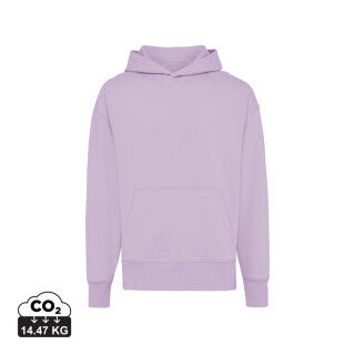 Iqoniq Yoho Relax-Hoodie aus recycelter Baumwolle Farbe: lavender