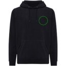 Iqoniq Trivor Mikrofleece-Kapuzen-Pulli aus recyc. Polyester Farbe: schwarz