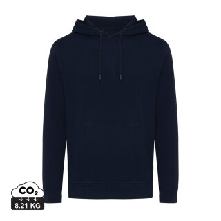 Iqoniq Rila Lightweight Hoodie aus recycelter Baumwolle Farbe: navy blau