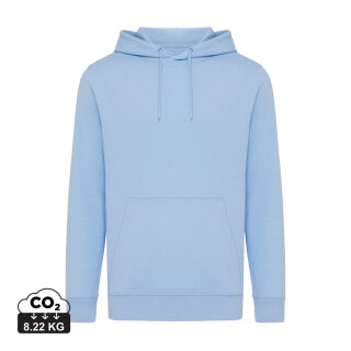 Iqoniq Rila Lightweight Hoodie aus recycelter Baumwolle Farbe: sky blue