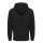 Iqoniq Abisko Zip-Kapuzenpullover aus recycelter Baumwolle Farbe: schwarz