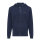 Iqoniq Abisko Zip-Kapuzenpullover aus recycelter Baumwolle Farbe: navy blau