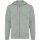 Iqoniq Abisko Zip-Kapuzenpullover aus recycelter Baumwolle Farbe: heather green