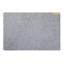 VINGA Albon Schreibtischunterlage aus GRS recyceltem Filz Farbe: grau