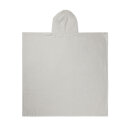 VINGA Tolo Hamam Frottee Strandponcho Farbe: grau, off white