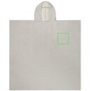 VINGA Tolo Hamam Frottee Strandponcho Farbe: grau, off white