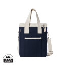 VINGA Volonne AWARE™ Kühltasche aus recyceltem Canvas Farbe: navy blau, off white