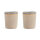 Nomimono Becher, 2er-Set Farbe: beige