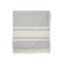 VINGA Tolo Hamam-Frottierhandtuch Farbe: grau, off white