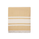 VINGA Tolo Hamam-Frottierhandtuch Farbe: gelb, off white