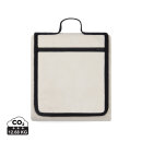 VINGA Volonne AWARE™ Picknickdecke aus recyceltem Canvas Farbe: off white, schwarz