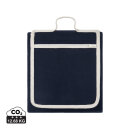 VINGA Volonne AWARE™ Picknickdecke aus recyceltem Canvas Farbe: navy blau, off white