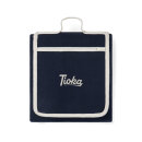 VINGA Volonne AWARE™ Picknickdecke aus recyceltem Canvas Farbe: navy blau, off white