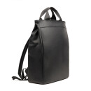 VINGA Bermond Rucksack aus RCS recyceltem PU Farbe: schwarz