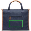 VINGA Bosler Büro-Tasche aus RCS recyceltem Canvas Farbe: navy blau