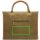 VINGA Bosler Büro-Tasche aus RCS recyceltem Canvas Farbe: grün