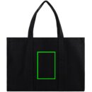 VINGA Hilo AWARE™ Maxi-Tasche aus recyceltem Canvas Farbe: schwarz