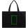 VINGA Hilo AWARE™ Maxi-Tasche aus recyceltem Canvas Farbe: schwarz