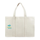 VINGA Hilo AWARE™ Maxi-Tasche aus recyceltem Canvas Farbe: off white