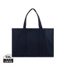 VINGA Hilo AWARE™ Maxi-Tasche aus recyceltem Canvas Farbe: navy blau