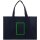 VINGA Hilo AWARE™ Maxi-Tasche aus recyceltem Canvas Farbe: navy blau