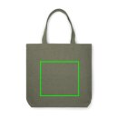 VINGA Hilo AWARE™ Tragetasche aus recyceltem Canvas Farbe: grün