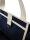 VINGA Volonne AWARE™ Strandtasche aus recyceltem Canvas Farbe: navy blau, off white