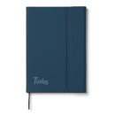 VINGA Baltimore GRS-zertifiziertes Papier & PU-Notizbuch Farbe: navy blau