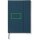 VINGA Baltimore GRS-zertifiziertes Papier & PU-Notizbuch Farbe: navy blau